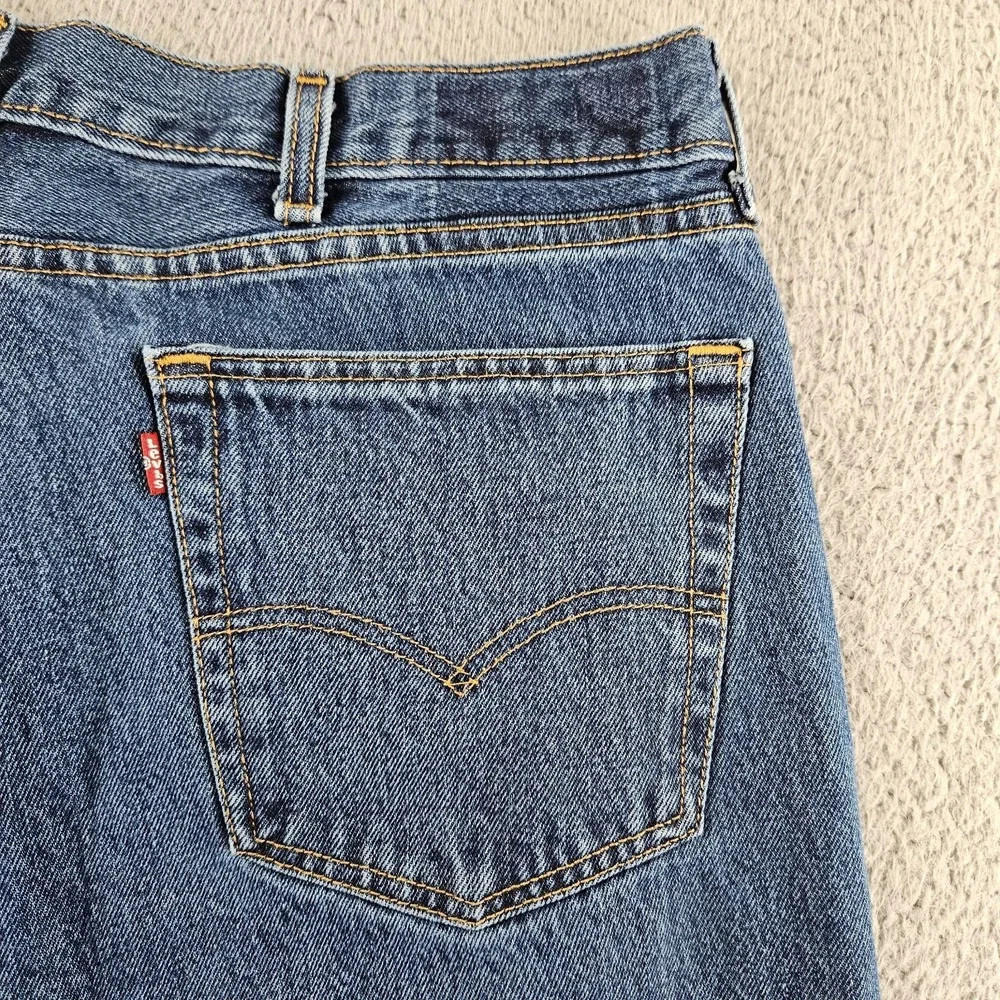 Levis‎ Jeans Mens 38x30 Blue 505 Regular Fit Straight Leg Workwear Western Pants